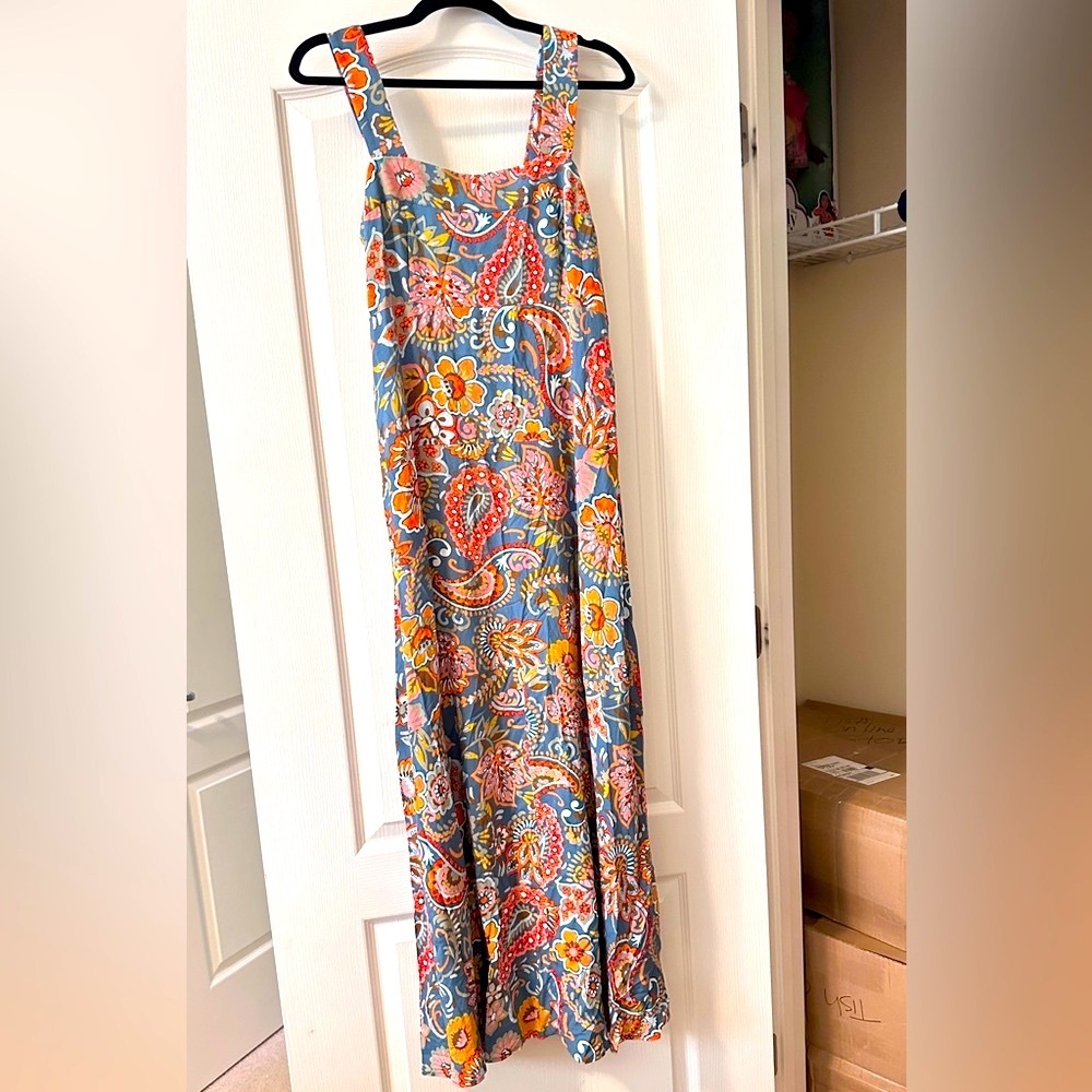New Vince Camuto Paisley Floral Maxi Dress